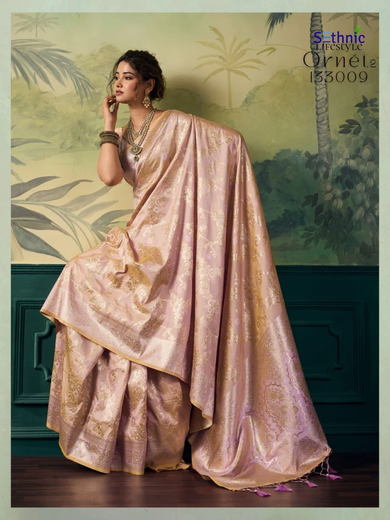 Sethnic Ornet Vol 2 Two Tone Banarasi Silk Zari Saree Collection