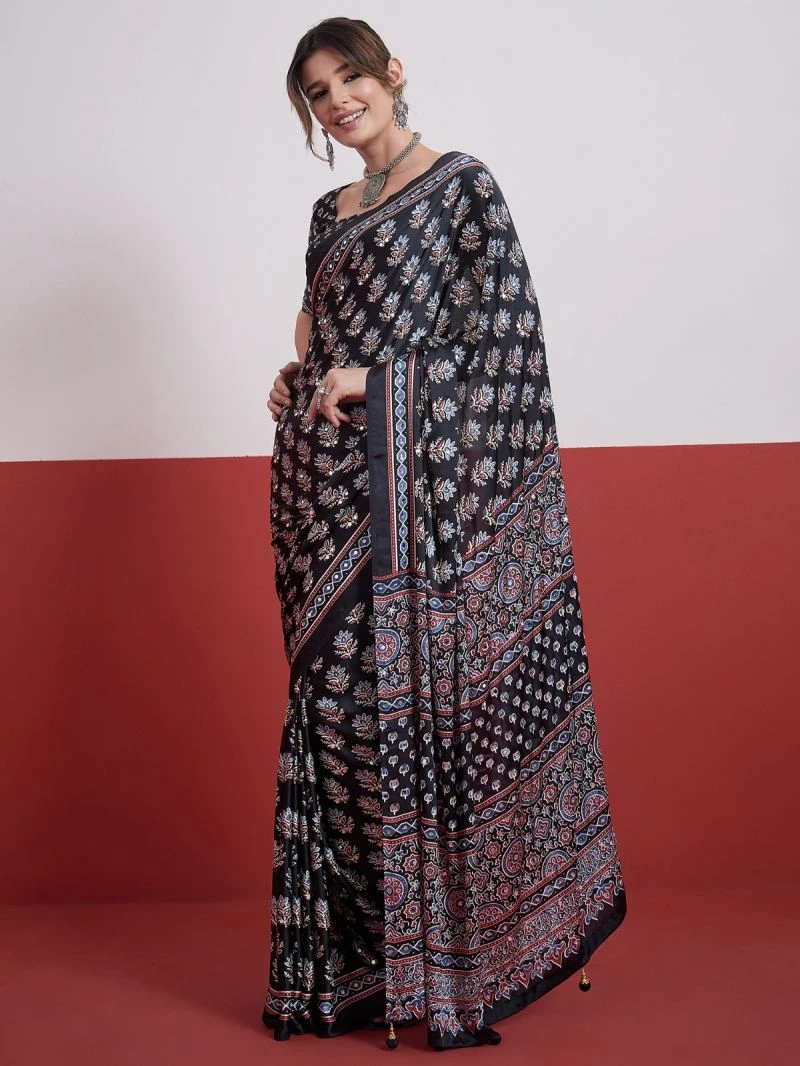 Shisha Vol 1 Semi Model Mirror and Tussle Work Saree Collection 7