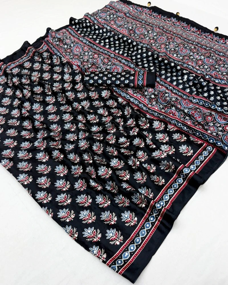 Shisha Vol 1 Semi Model Mirror and Tussle Work Saree Collection 9