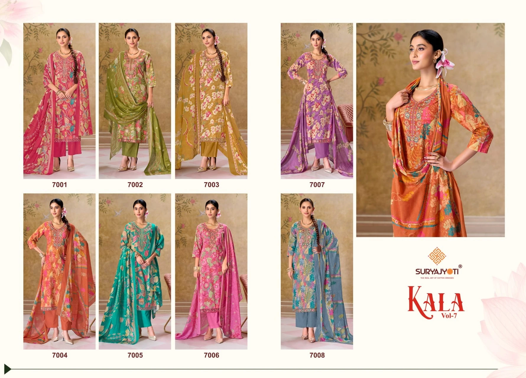 Suryajyoti Kala Vol 7 - Readymade Dress 12