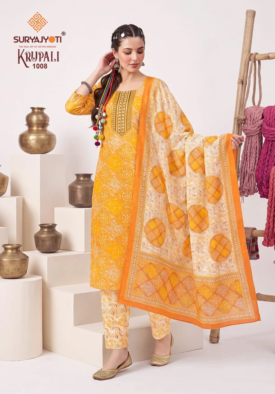 Suryajyoti Krupali Vol 1 - Readymade Dress 3