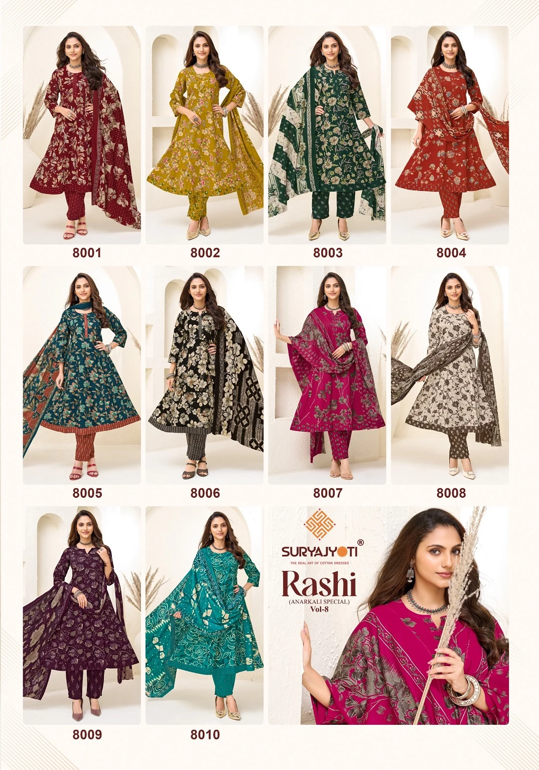 Suryajyoti Rashi Vol 8 - Readymade Dress 12