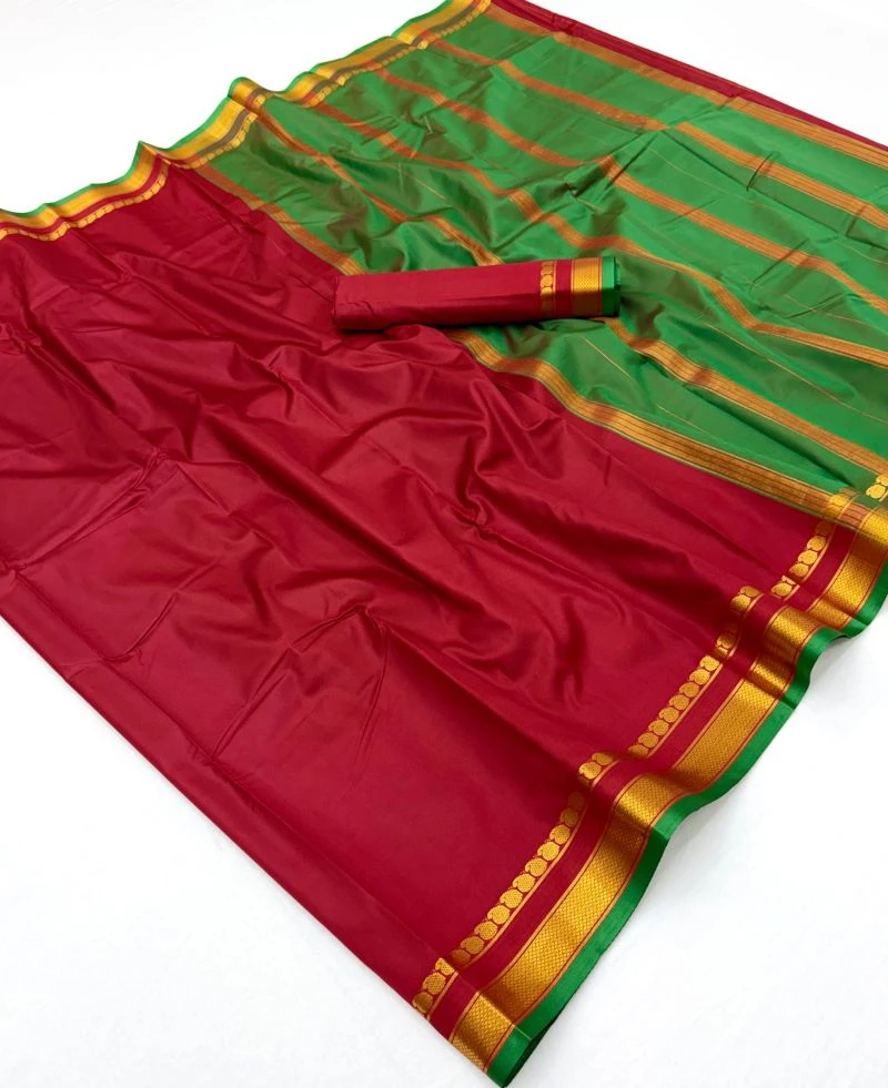 Yashvika Vol 3 Soft Silk Handloom Weaving Saree Collection