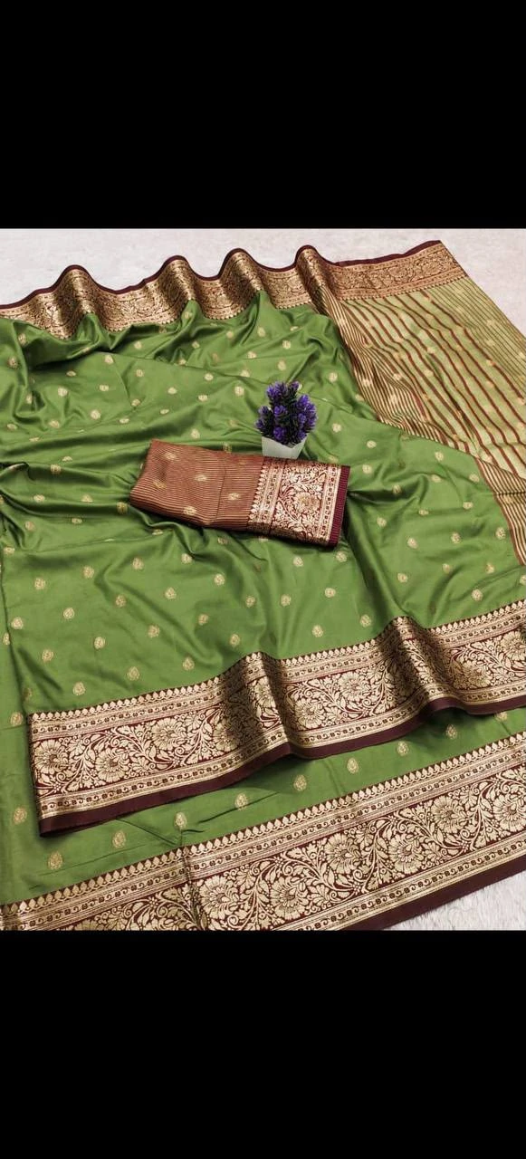 Aab Kaavya Vol 1 Pure Mercerised Soft Silk Meenakari Work Saree Collection 6