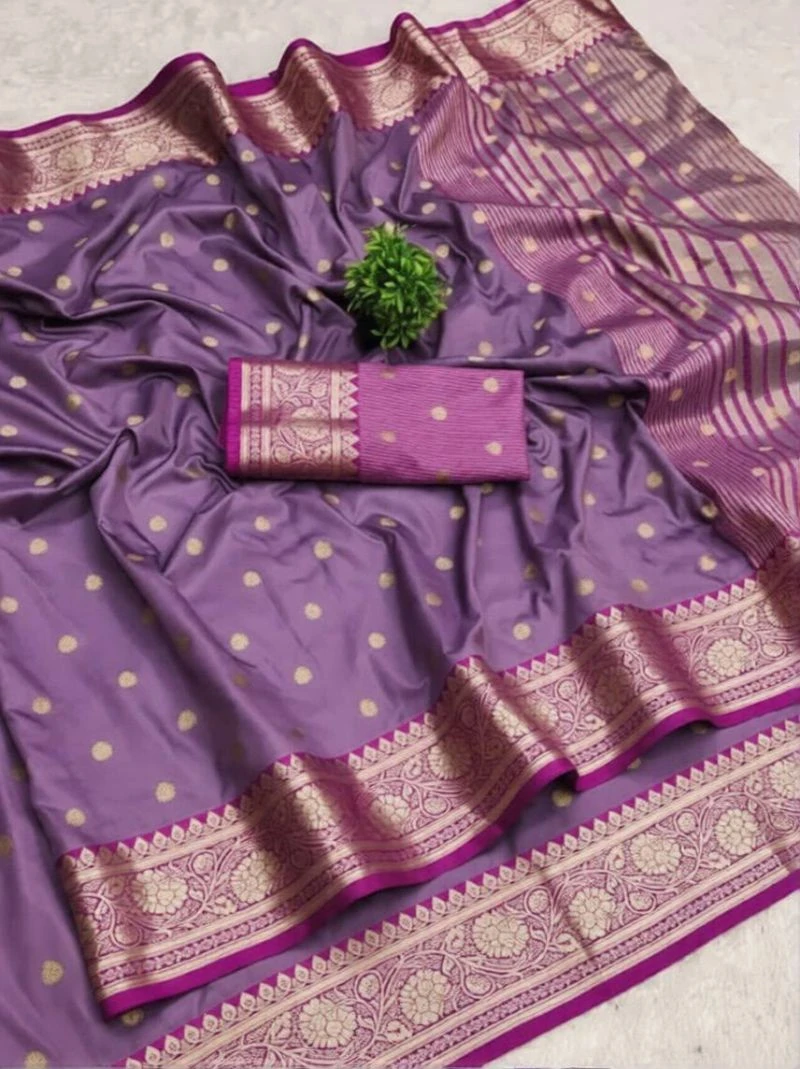 Aab Kaavya Vol 1 Pure Mercerised Soft Silk Meenakari Work Saree Collection 7