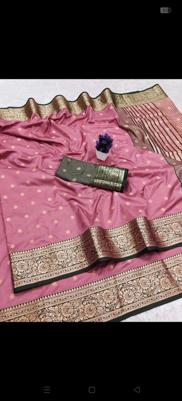 Aab Kaavya Vol 1 Pure Mercerised Soft Silk Meenakari Work Saree Collection 8