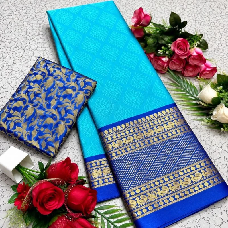 Aab Mandana Vol 2 Mercerised Copper Silk Weaving Saree Collection 13