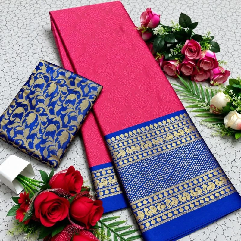 Aab Mandana Vol 2 Mercerised Copper Silk Weaving Saree Collection 4