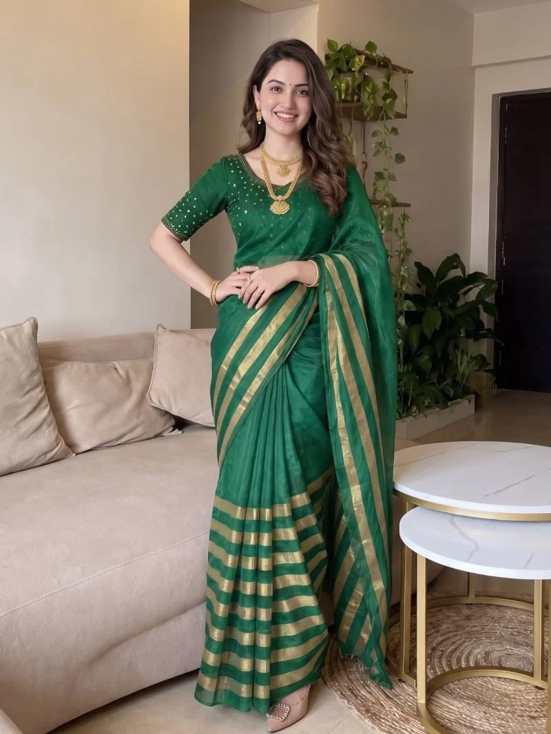 Aab Nine Patta Vol 1 Fandy Satin Silk Jarkan Work Saree Collection