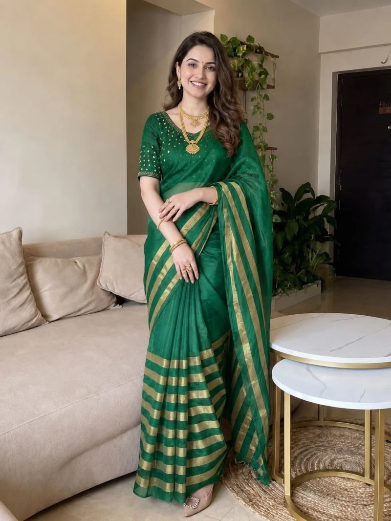 Aab Nine Patta Vol 1 Fandy Satin Silk Jarkan Work Saree Collection 15