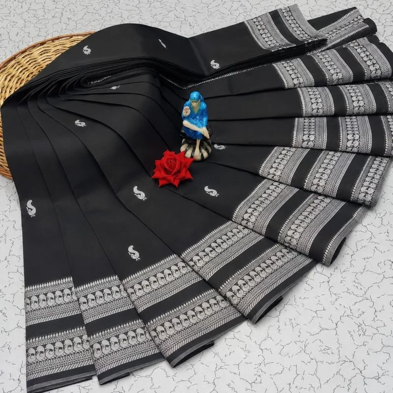 Aab Palak Art Silk Jacquard Border Saree Collection 8