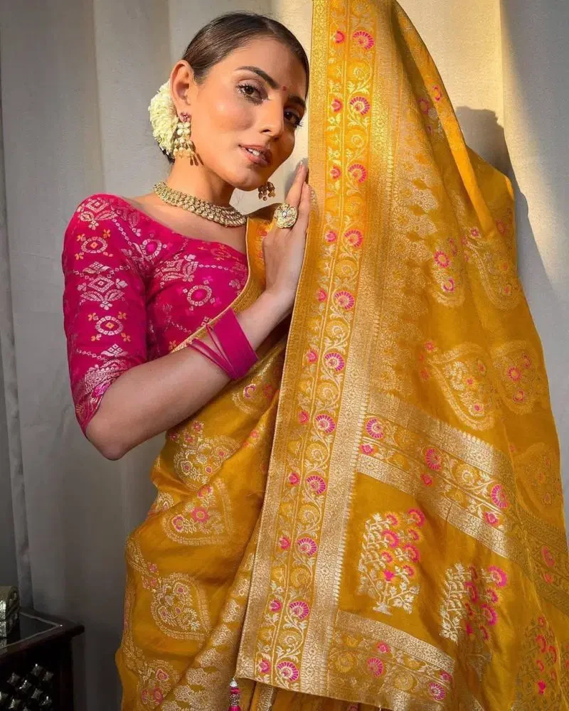 Aab Rajdwari Soft Silk Jacquard Border Designer Saree Collection 4