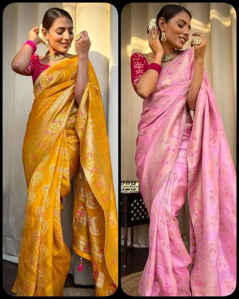 Aab Rajdwari Soft Silk Jacquard Border Designer Saree Collection 7