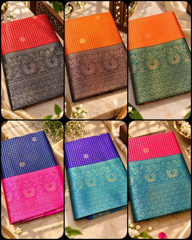 Aab Ramaya Soft Silk Weaving Work Designer Saree Collection 10