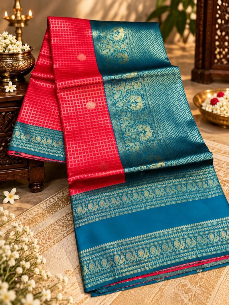 Aab Ramaya Soft Silk Weaving Work Designer Saree Collection 3