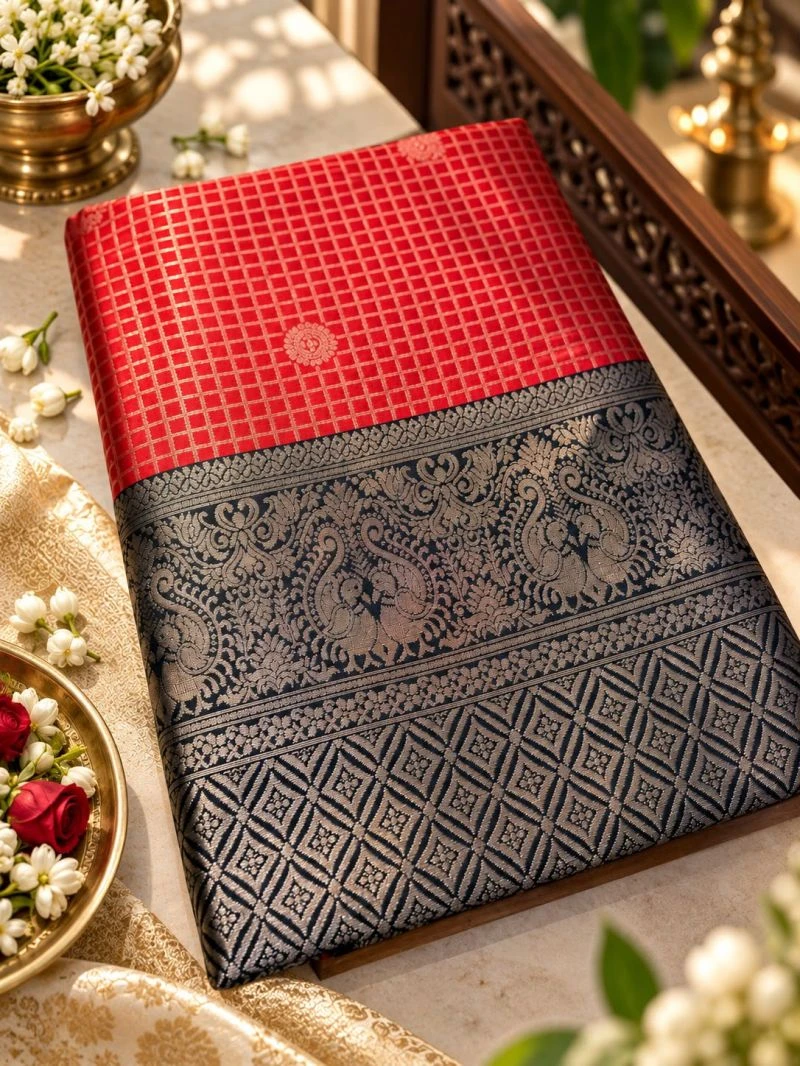 Aab Ramaya Soft Silk Weaving Work Designer Saree Collection 9