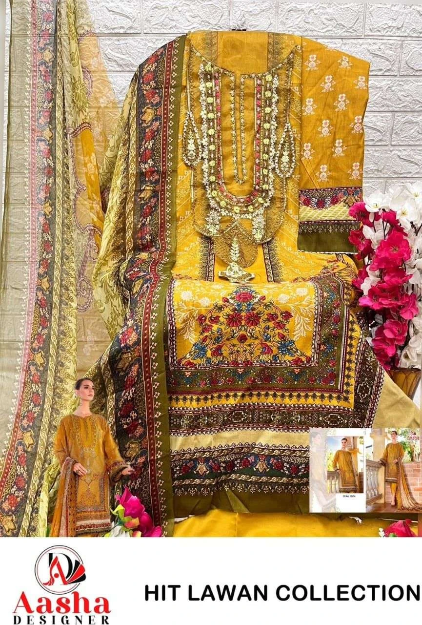 Aasha Designer Design No - 1074-1075 2