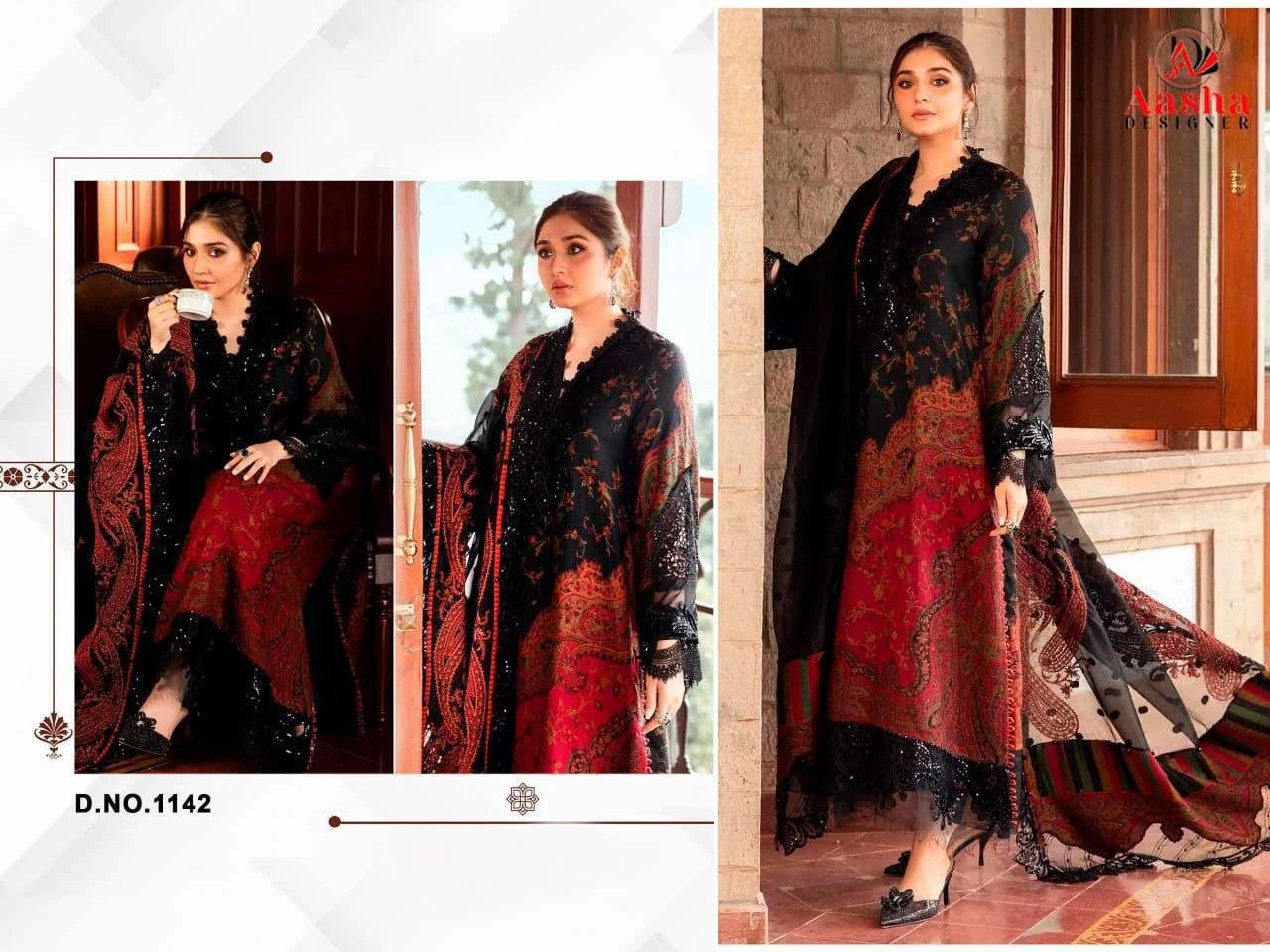Aasha Designer Design No - 1142 4