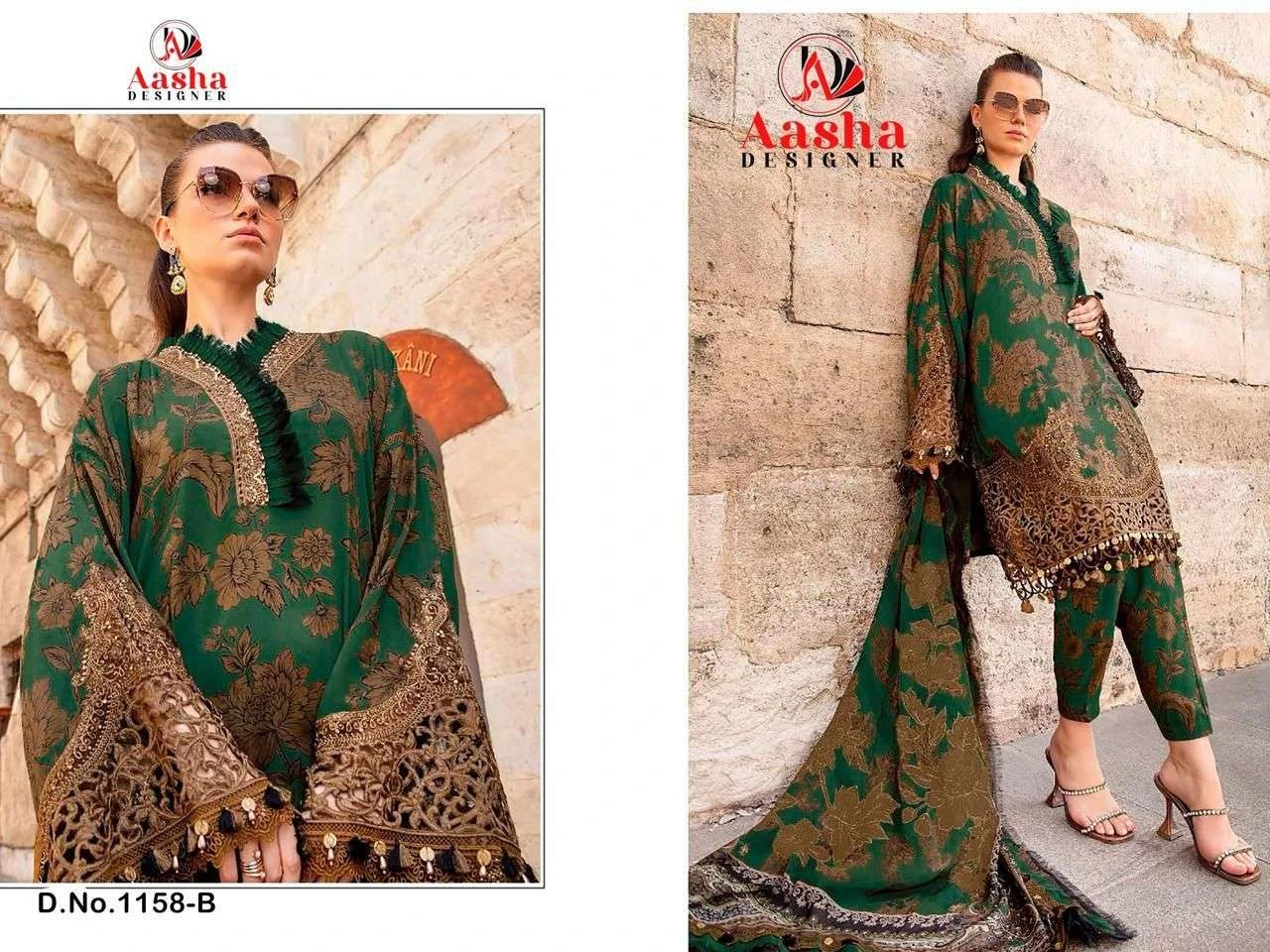 Aasha Designer Design No - 1158 B 3