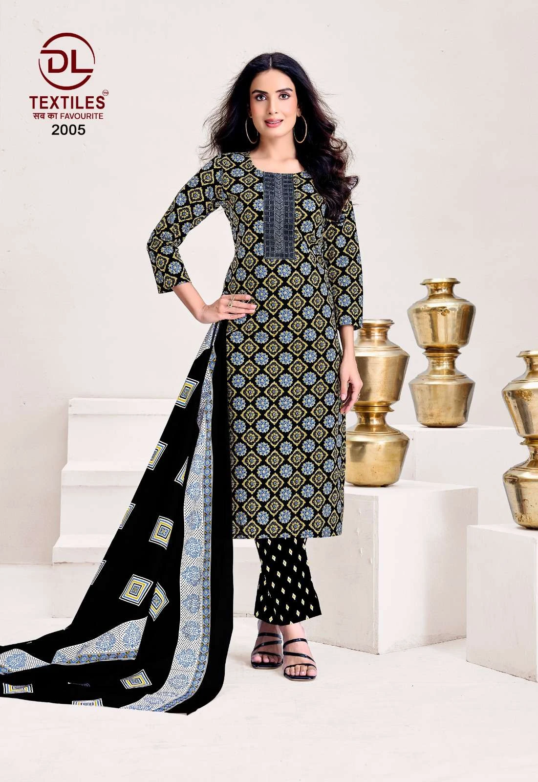 Ajrakh Vol 2 Ready Made Cotton Suit - Readymade Dress 4