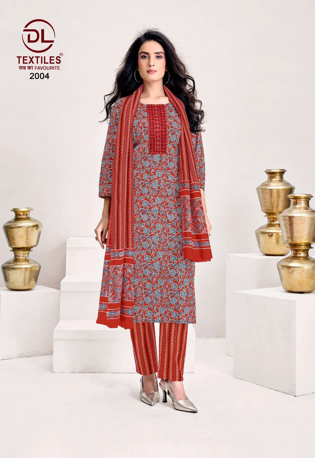 Ajrakh Vol 2 Ready Made Cotton Suit - Readymade Dress 6