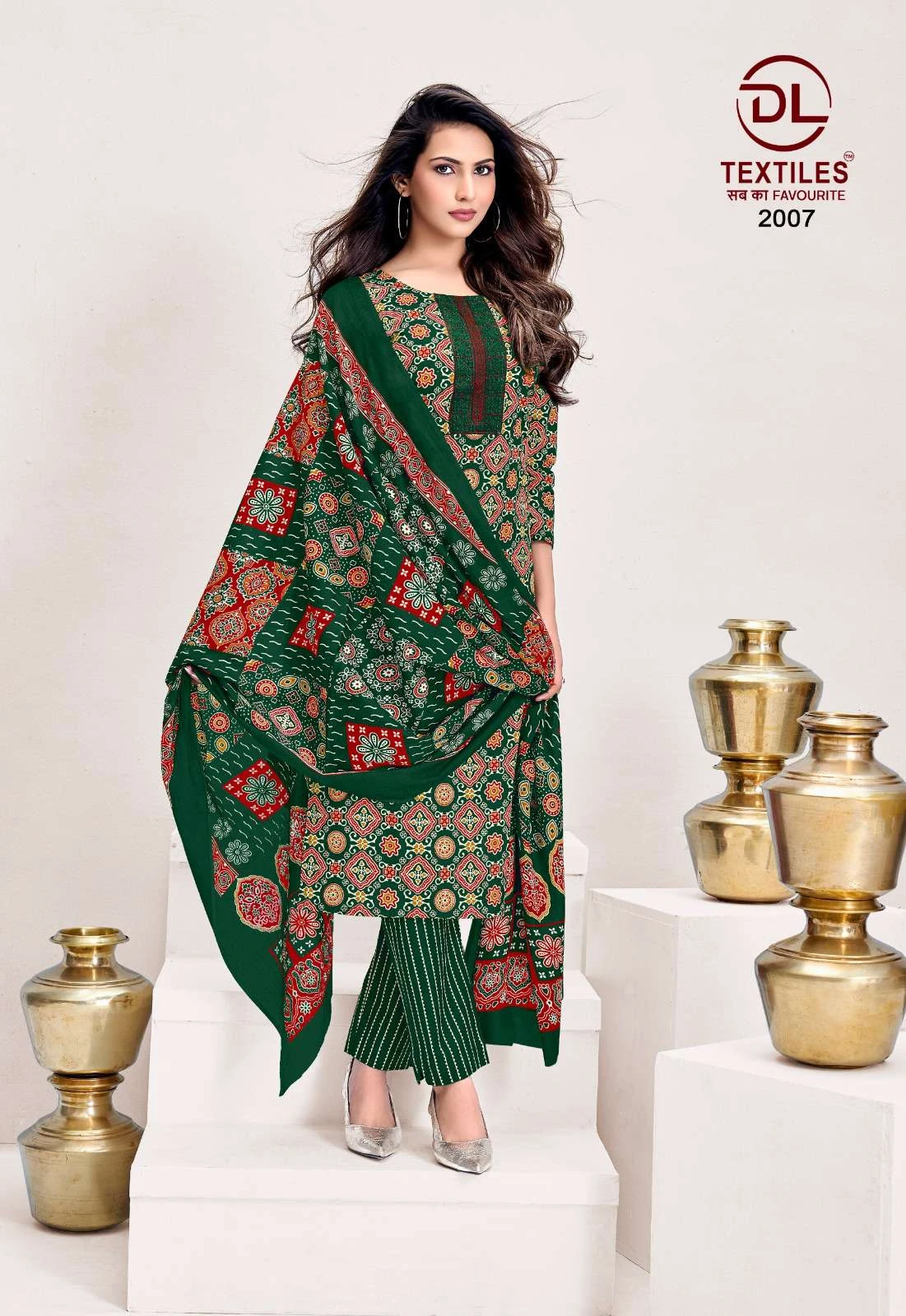 Ajrakh Vol 2 Ready Made Cotton Suit - Readymade Dress 8