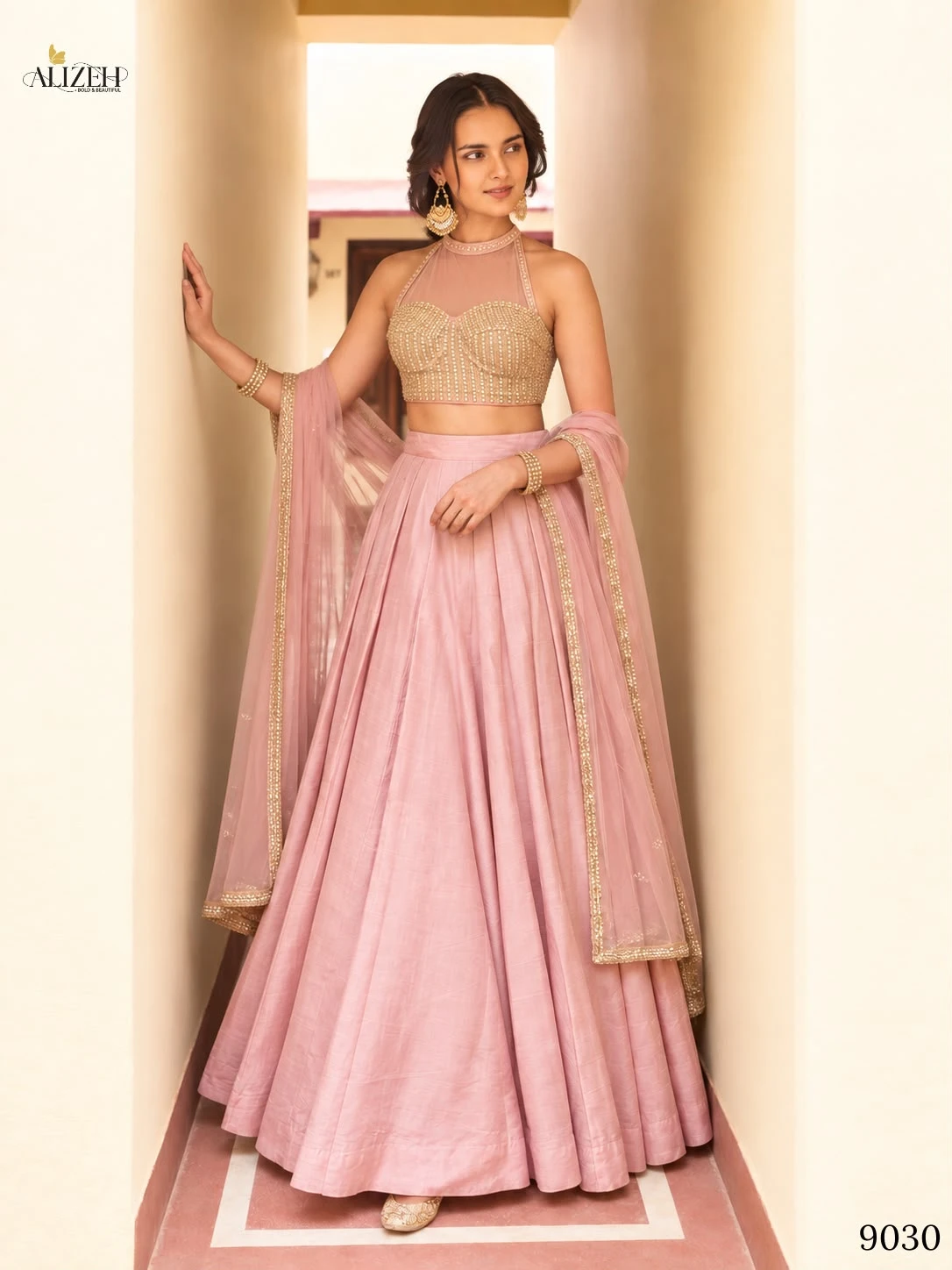Alizeh Official Series 9027-9030 Readymade Lehenga With Pocket 4