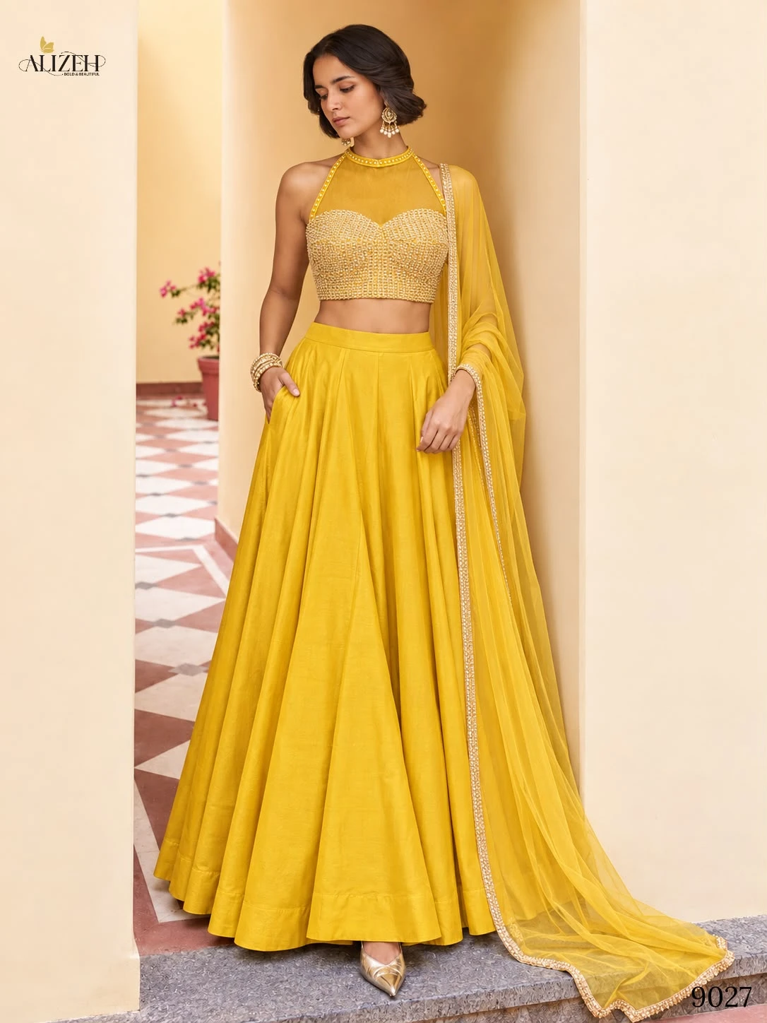 Alizeh Official Series 9027-9030 Readymade Lehenga With Pocket 7