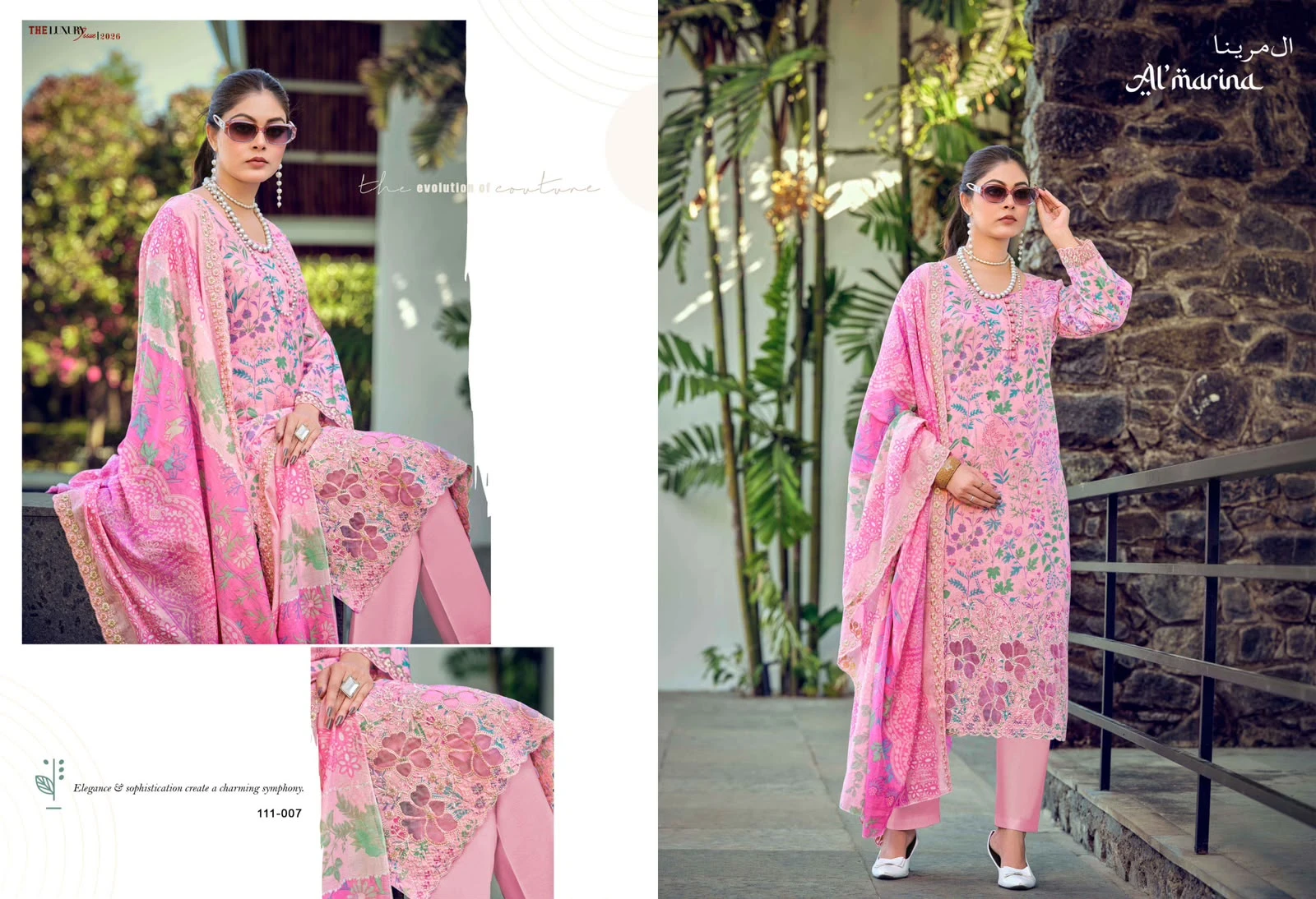 Almarina Nadiya Pure Lawn Cotton Suits With Emroidery Work 10