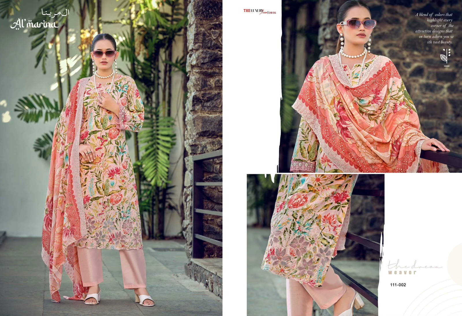 Almarina Nadiya Pure Lawn Cotton Suits With Emroidery Work 4