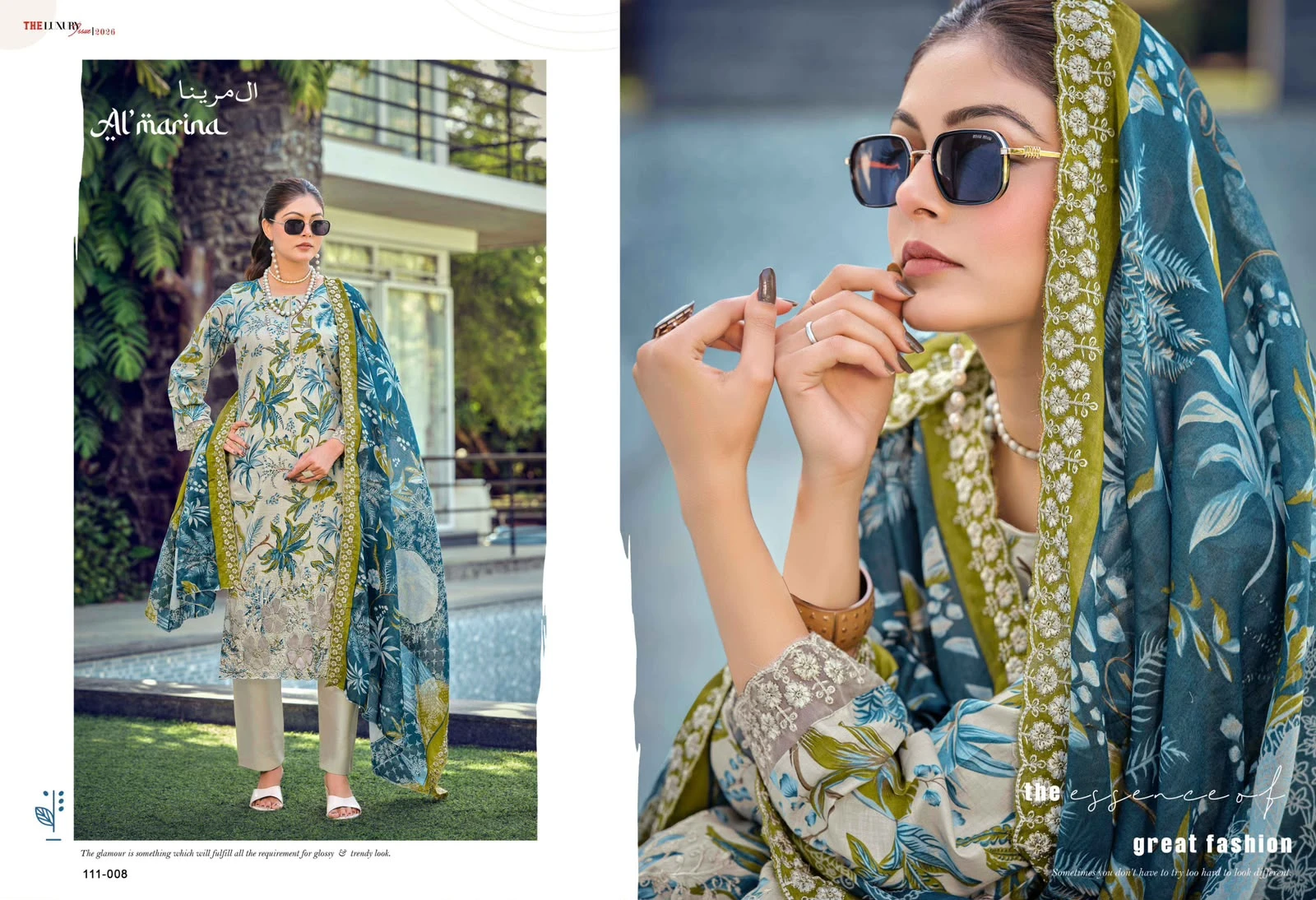 Almarina Nadiya Pure Lawn Cotton Suits With Emroidery Work 8