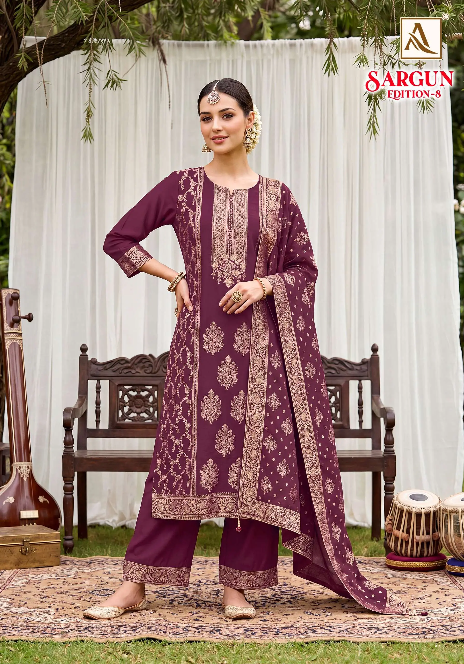 Alok Suits Sargun Vol 8 2