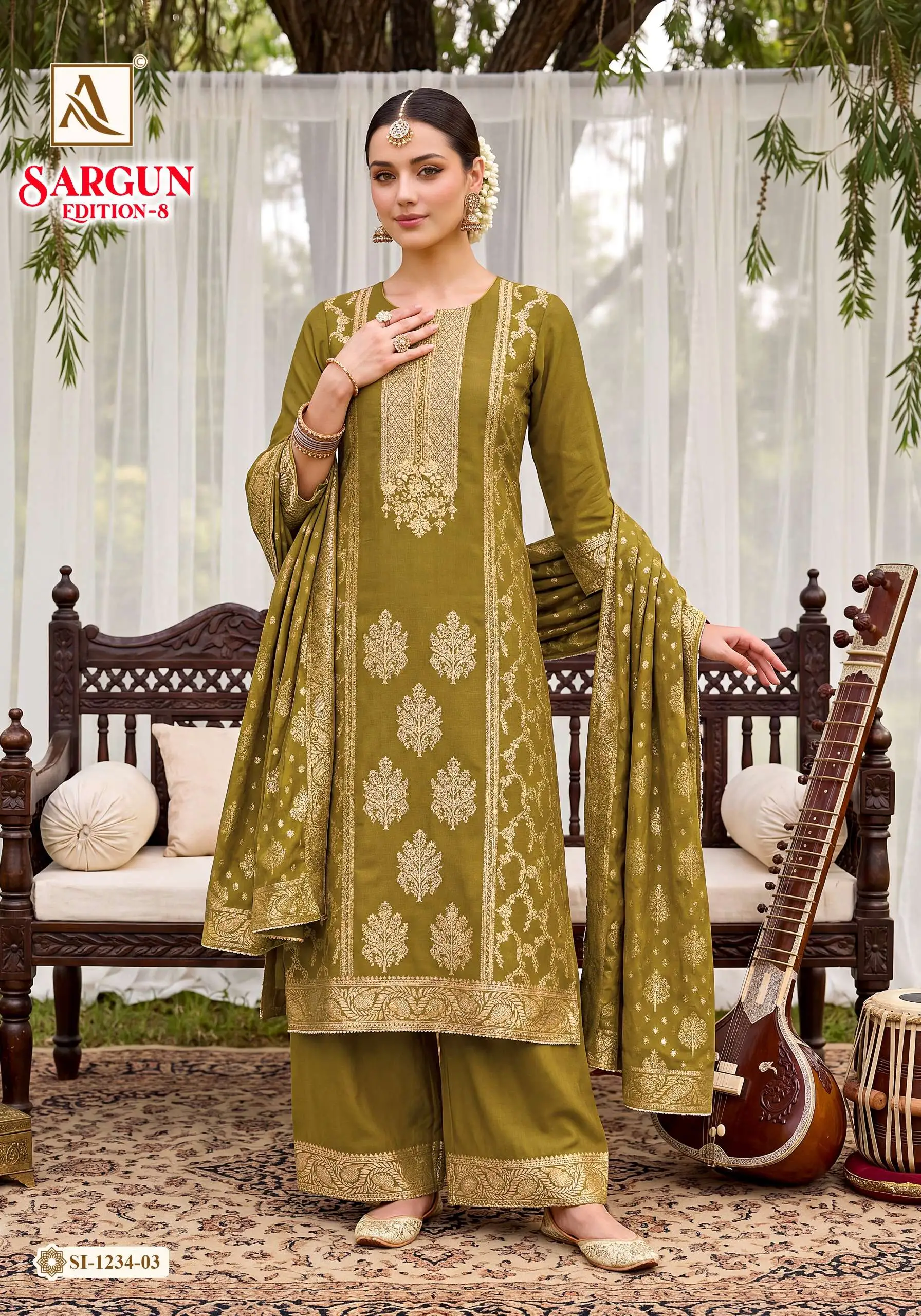 Alok Suits Sargun Vol 8 4