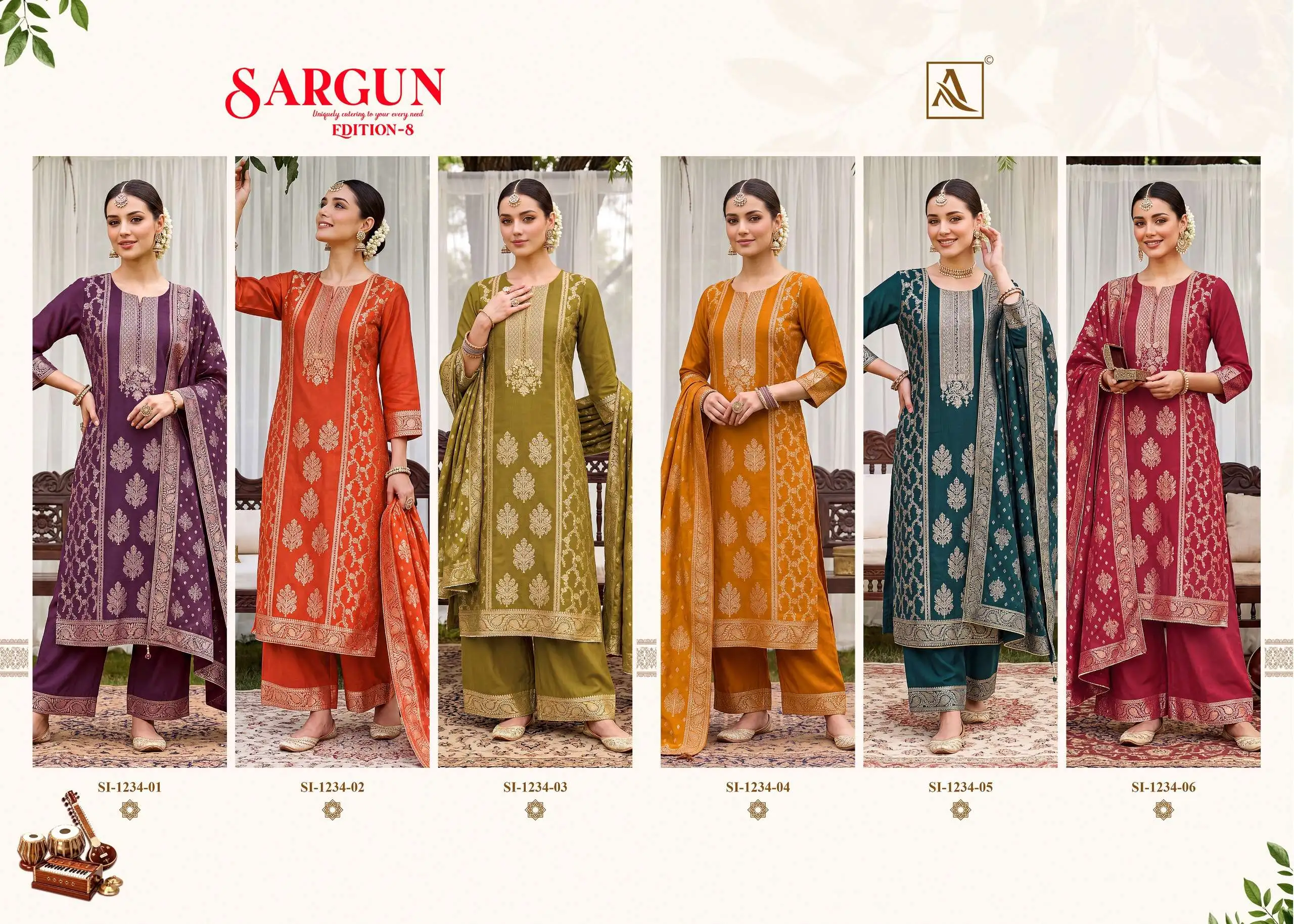 Alok Suits Sargun Vol 8 8