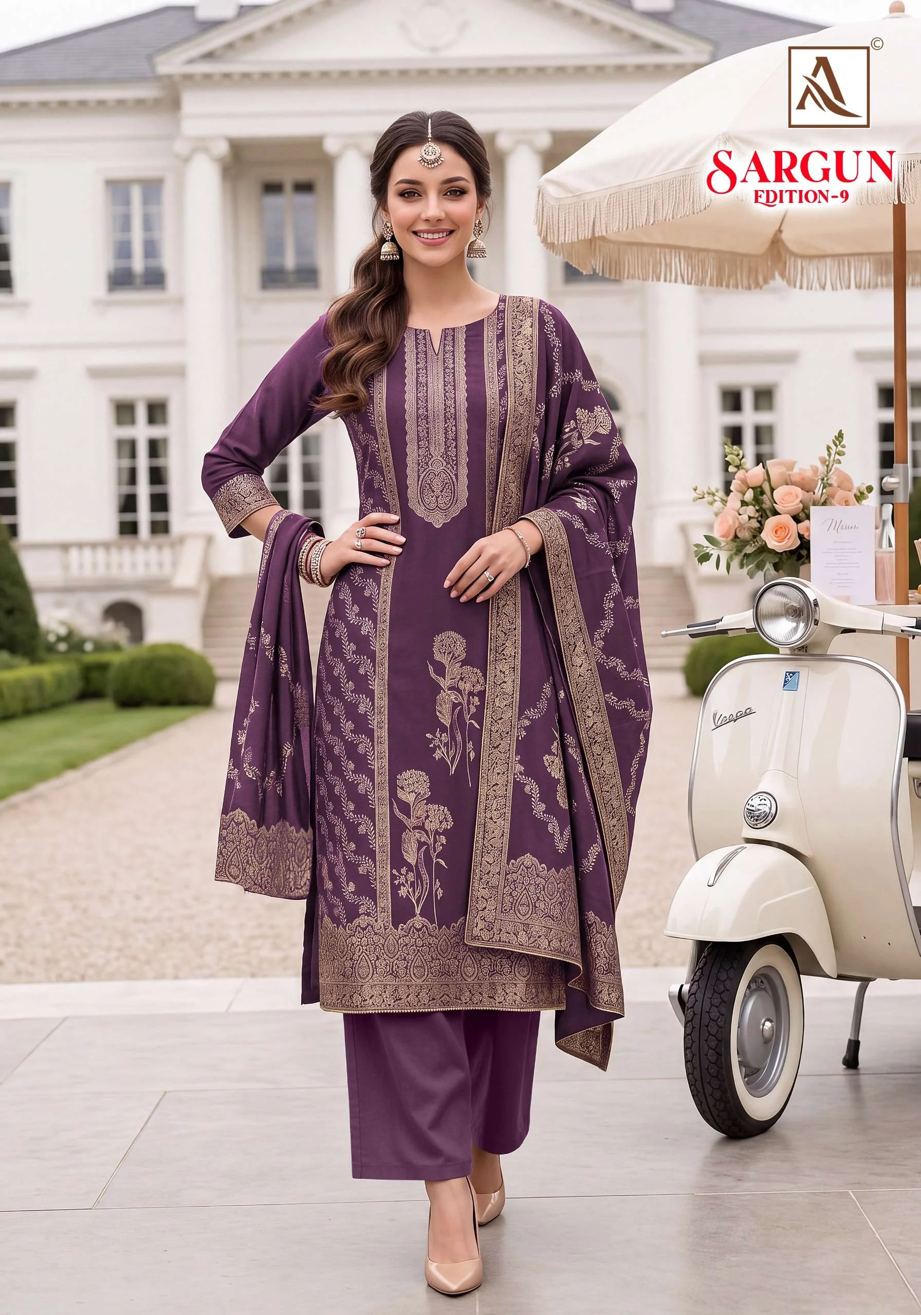 Alok Suits Sargun Vol 9 6