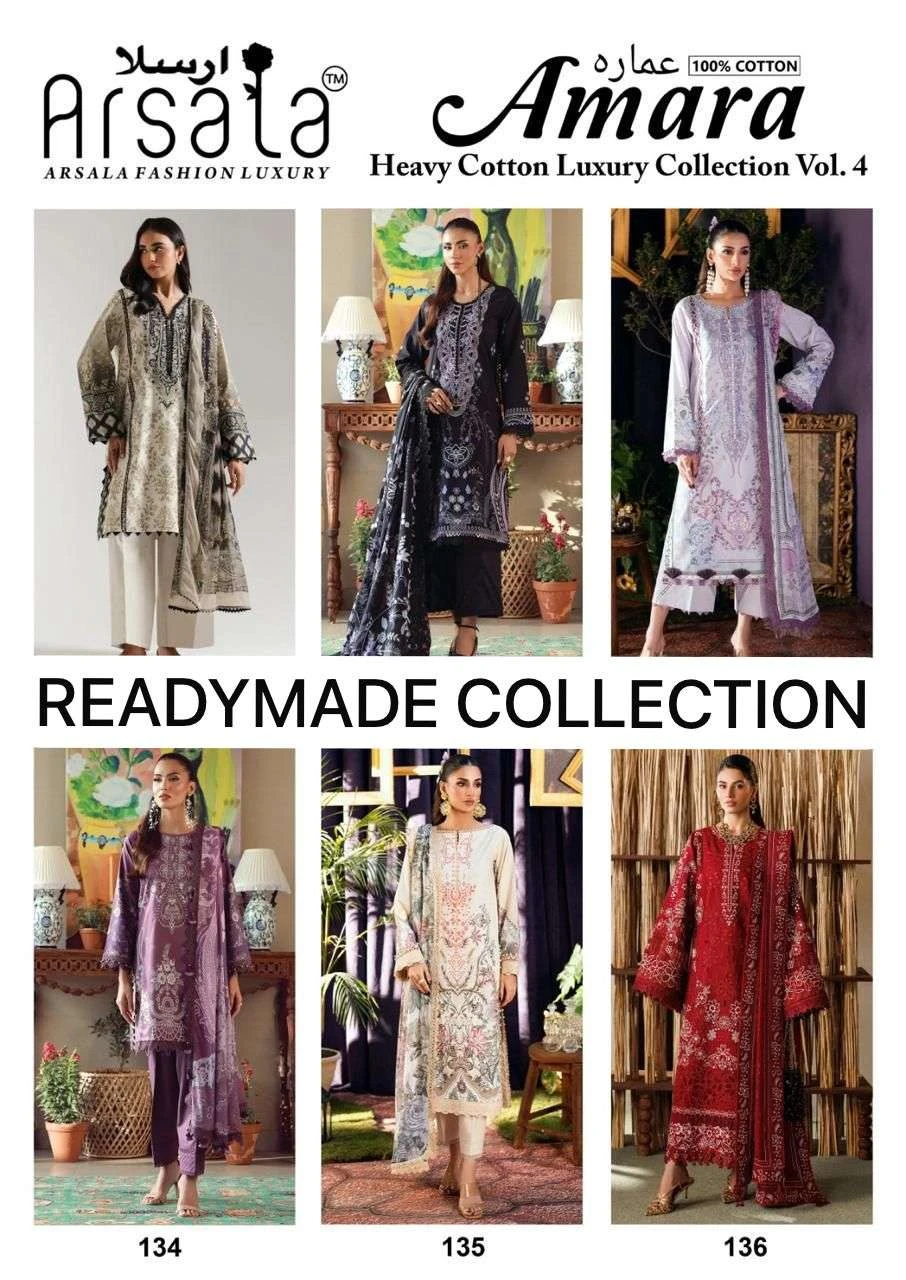 Amara Heavy Cotton Ready Made Collection Vol 4 - Readymade Dress 8