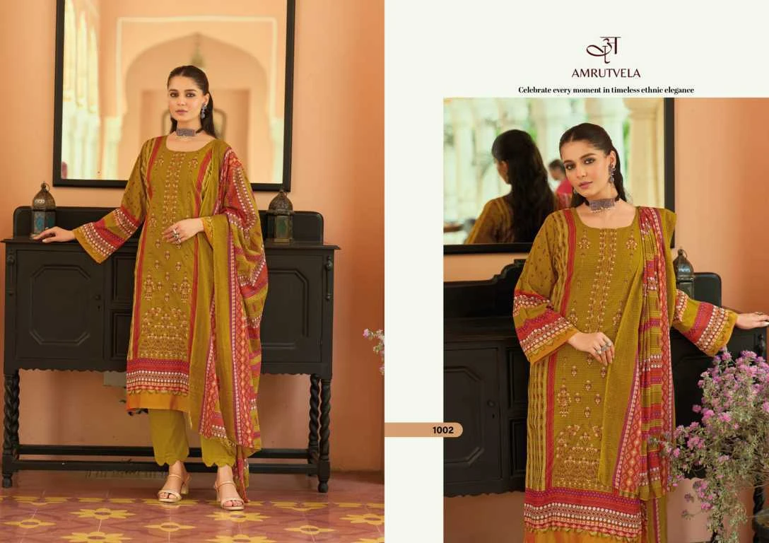 Amrutvela Abu Saeed Cotton Salwar Suit Catalog 6 Pcs 19