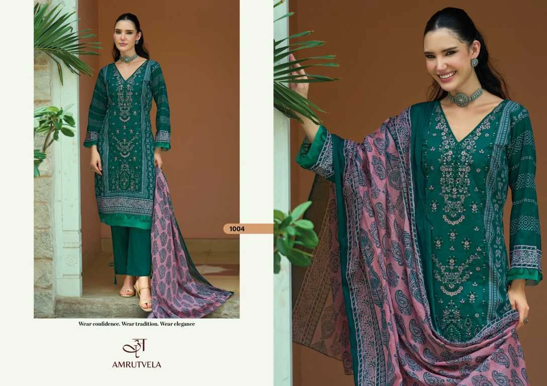 Amrutvela Abu Saeed Cotton Salwar Suit Catalog 6 Pcs 22