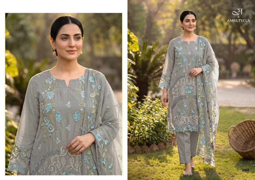 Amrutvela Jade Ombre Cotton Salwar Suit Catalog 6 Pcs 2