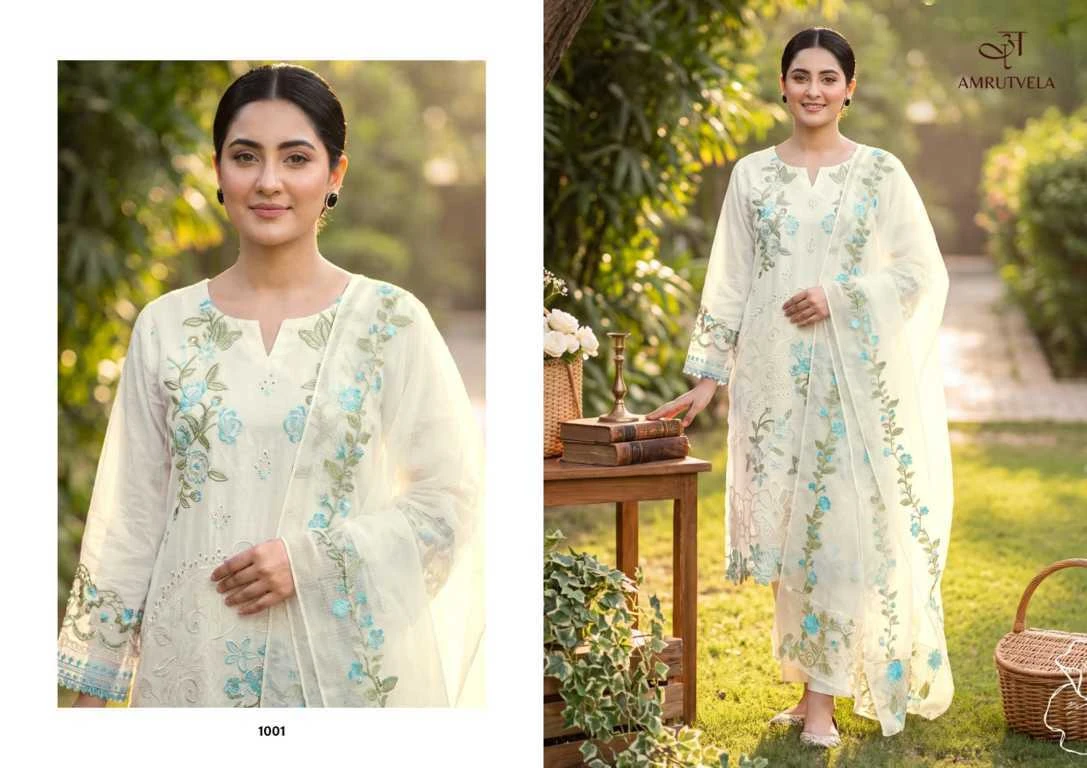 Amrutvela Jade Ombre Cotton Salwar Suit Catalog 6 Pcs 3