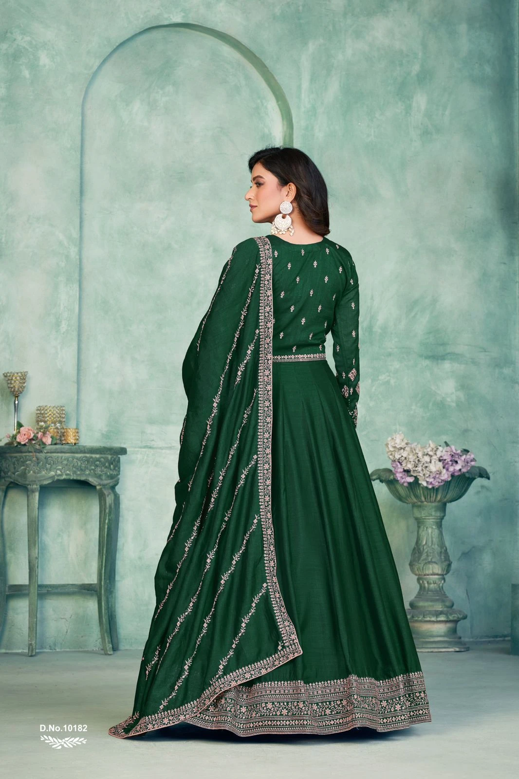 Anjubaa Vol-18 Art Silk Anarkali Wholesale Salwar Kameez Catalogue 6