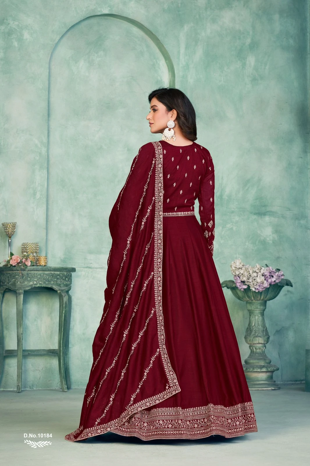 Anjubaa Vol-18 Art Silk Anarkali Wholesale Salwar Kameez Catalogue 7