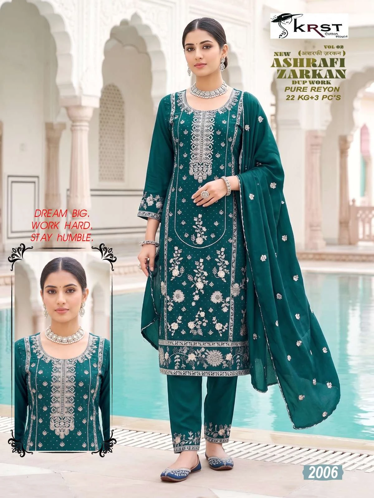 Ashrafi Zarkan Vol 1 - Readymade Dress 6