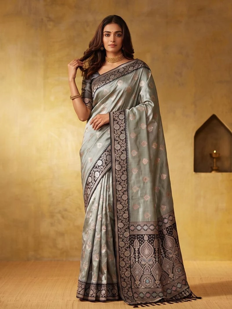 Ast Geetanjali Silk Blend Festival Saree Collection 3