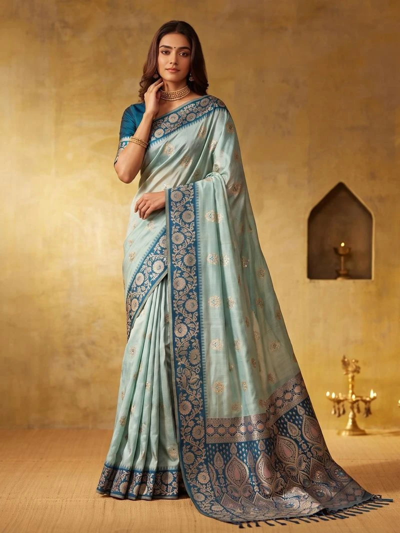 Ast Geetanjali Silk Blend Festival Saree Collection 4