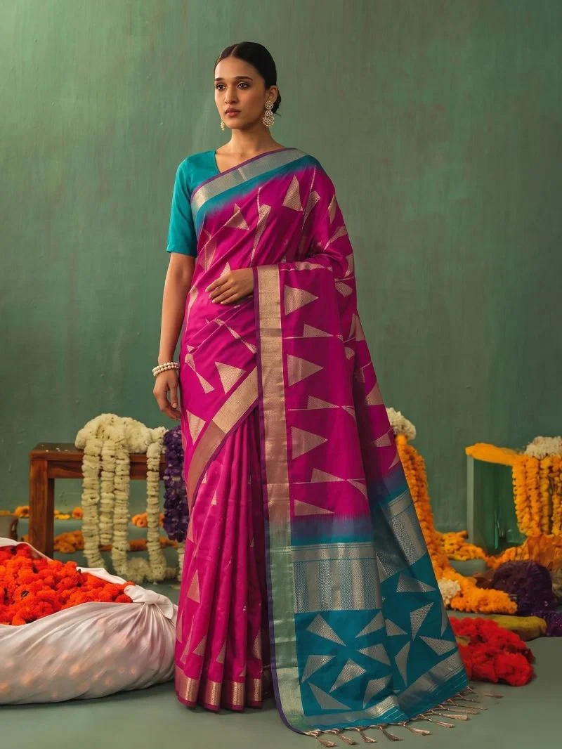 Ast Kaira Silk Soft Silk Festival Wear Saree Collection 1