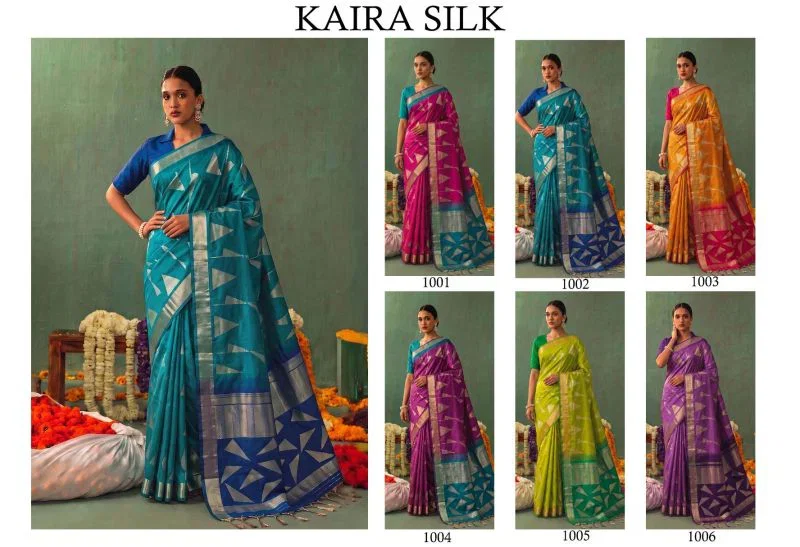 Ast Kaira Silk Soft Silk Festival Wear Saree Collection 8