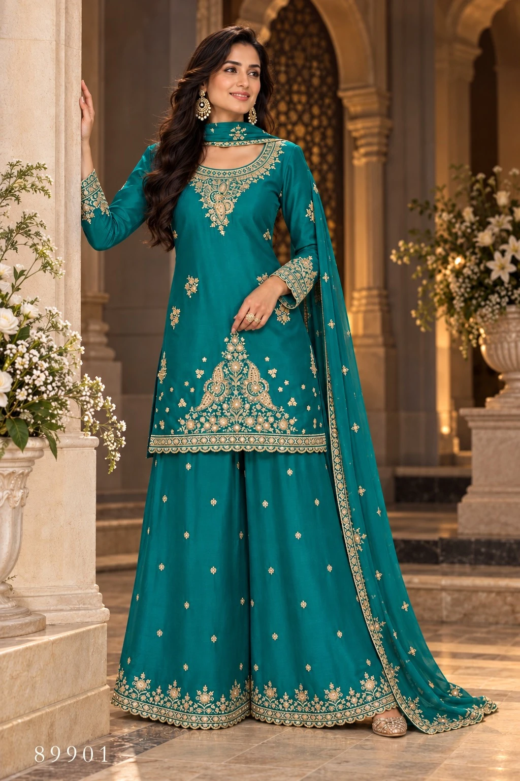 Aurraa Designer Lissa Premium Chinnon Suit 2