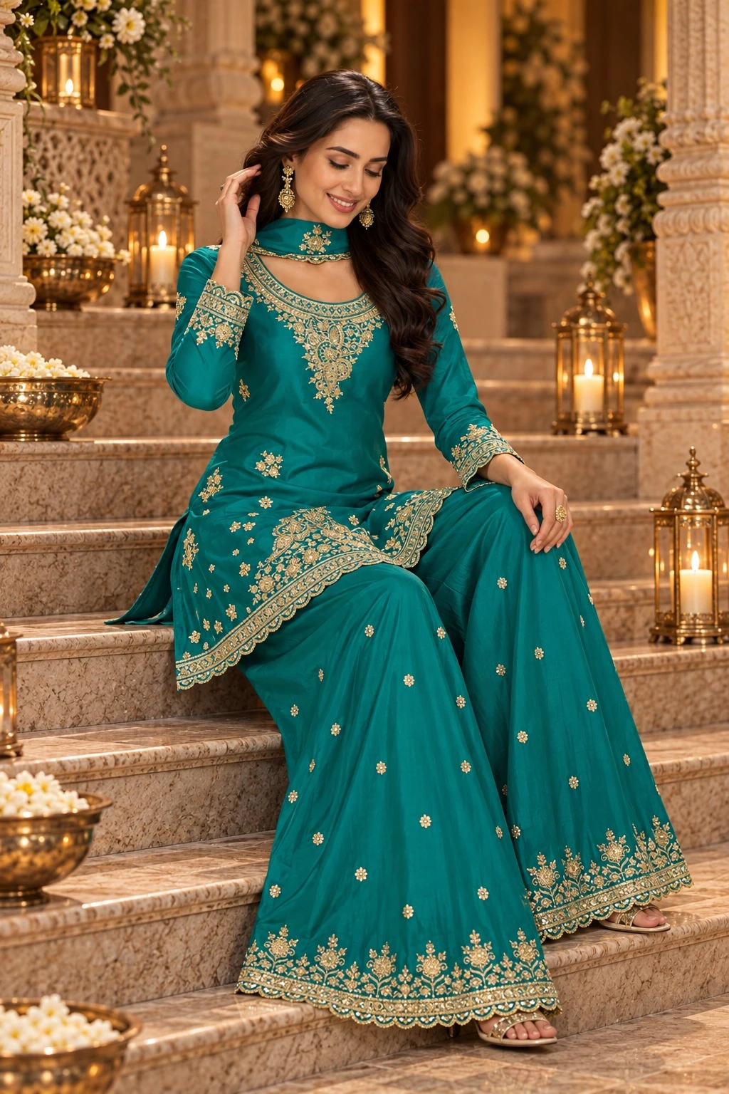Aurraa Designer Lissa Premium Chinnon Suit 4