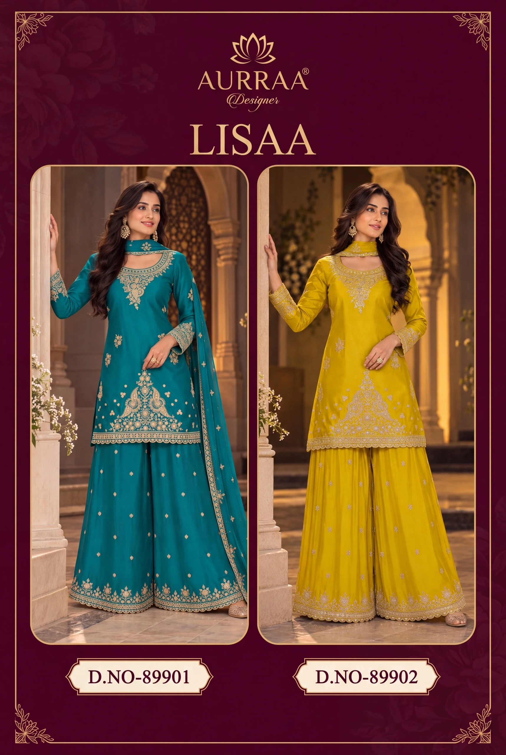 Aurraa Designer Lissa Premium Chinnon Suit 8